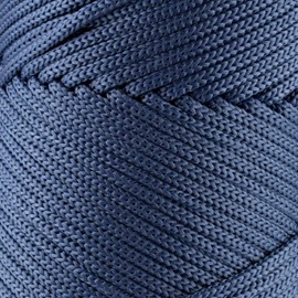 Sensy Premium 3mm 131 Yards Polyester Rope 100% Polypropylene Cord Macrame Cord 3mm Crochet Bag Cord Macrame Rope Crochet Thread Gift for Knitter (Denim)