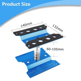 Bamyli RC Car Work Stand, RC Car Mini Jack Stand, Aluminium Repair Workstation, for Car Tuning, Drive-In