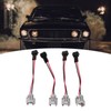 4pcs Fuel Injector Harness Adapter for DENSO Female to EV1