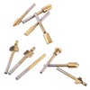 10pcs HSS Titanium Coated Woodworking Edge Cutters Trimmer Router Machine