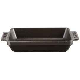 STAUB Mini Dish Rectangular 15 x 11 cm, Black