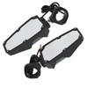 waltyotur UTV Rear View Side Mirrors wIth Lights Replacement for