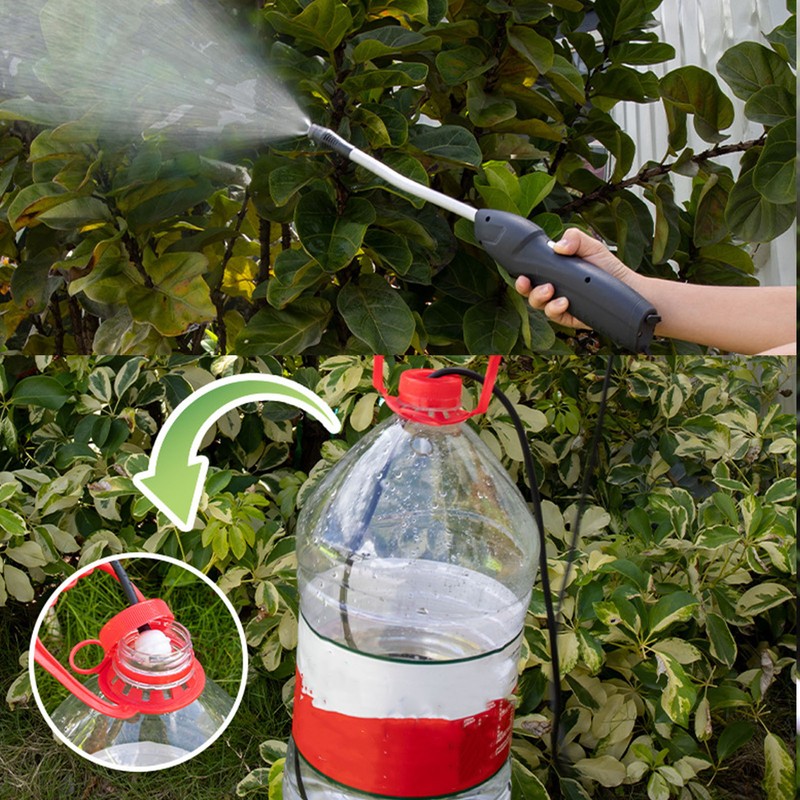 Automatic Electric Sprayer Bendable Watering Lithium Rechargeable Water Sprinkler Sprayer