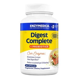 Enzymedica Digest Complete + Probiotics 30 Cápsulas Sin Sabor