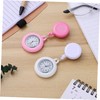 BESPORTBLE 2pcs Nurse Pocket Watch Retractable Clip Ergonomic Design Lightweight