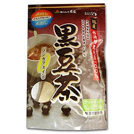 Ganko Chaya Black Bean Tea 0.2 oz (5 g) x 20 Bags