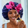 Hebenie Satin Bonnet for Sleeping, Silk Hair Wrap Night Cap