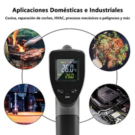 Bauihr Termometro Infrarojo, -58   1022  (-50   550 )                                                                                                 