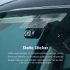 VIOFO 4 x Transparent Plastic Static Windshield Sticker, Compatible with