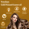 Vanalaya Pure Cold Pressed Castor Oil For Stronger Hair, Skin