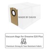 DAVIX [5 Pack] Vacuum Dust Bags for Dreame E20 Plus,