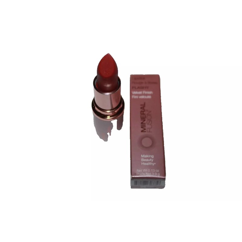 Mineral Fusion Lipstick, Flashy 0.13 Oz In Box + Gift