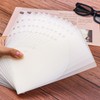 Mogoostry A6 Binder Pocket 12pcs 2 Layer Budget Sheet Sleeves