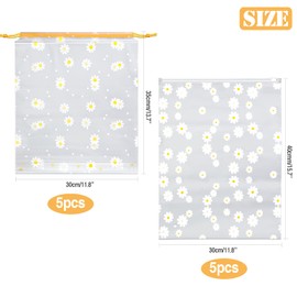 Pack of 10 Reusable Zip Bags for Travel Bag, Luggage, Frosted Bag, Waterproof Drawstring Shoe Bag, Ziplock Bags for Clothes, Shoes, Cosmetics, Home, Outdoor, Space-Saving