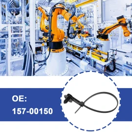 YINETTECH 15PCS Offset Fir Tree Cable Tie 9.1 Inches Long 25mm Offset Part 157-00150 for Cable Fixation and Management in Electrical and Mechanical Systems