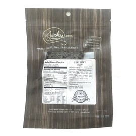 Jerky.com's Original Elk Jerky - The Best Wild Game Elk Jerky on the Market - 100% Whole Muscle Elk - No Added Preservatives, No Added Nitrates and No Added MSG - 1.75 oz.