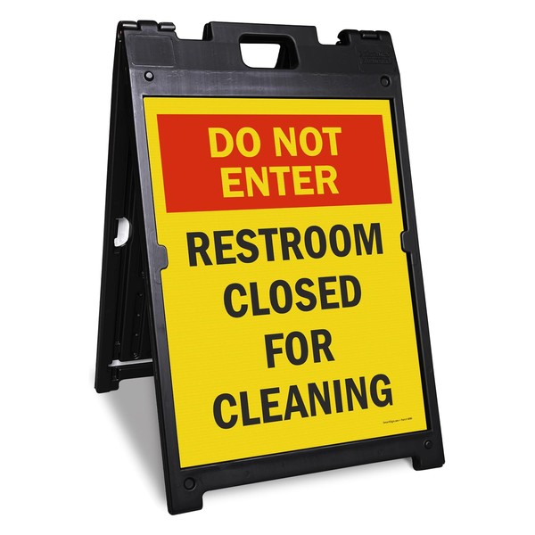 SmartSign 24" x 18" Do Not Enter Restroom Closed For