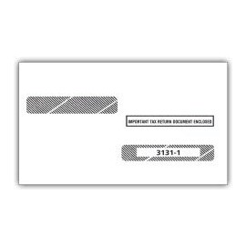 EGP IRS Approved Double-Window Envelope, Use with w2-T Format, Quantity 25