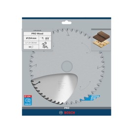 Bosch 1 x PRO Wood Circular Saw Blade for Net Cap and Mitre Saws (for Softwood, Hardwood, Diameter mm, Professional Accessories Mitre and Mitre Circular Saw)