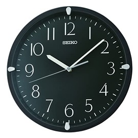 Seiko Kuota Wall Clock, Black