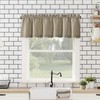 No. 918 Martine Microfiber 3-Piece Kitchen Curtain Set, 54" x