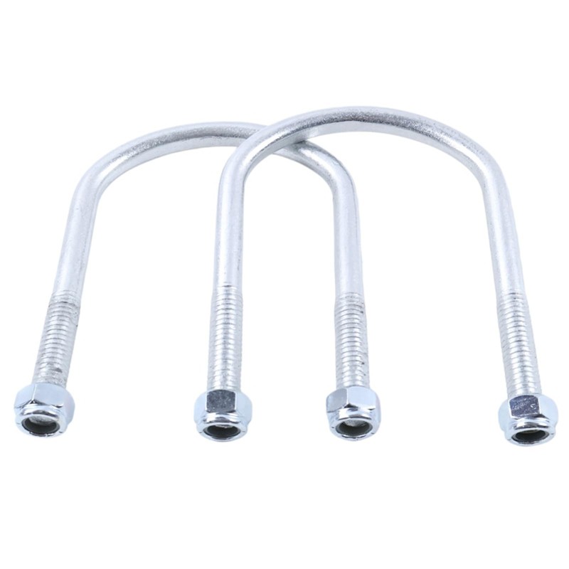 Chamixx 2X Heavy-Duty Leaf Spring U Bolts 1012180 1014902 Compatible