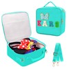 Chenille Letter Bow Mouse Ears Travel Case, Park Ears Headband