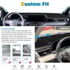 x xotic tech Center Console Dashboard Mat Compatible with Toyota