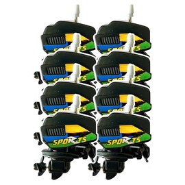 Geroosaty Boat Motor Coffee Stirrer - Wind-up Mini Coffee Mixer with Boat Motor for Cups, Propeller Coffee Stirrer (Random Stickers)