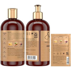 SHEA MOISTURE Juego de champ y acondicionador de karit humectante, hidratacin intensiva de miel y yogur para hidratar  reponer en seco, vitamina C,...