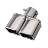 OtpOutopa Dual Exhaust Tips 2.5 inch Inlet, Universal Stainless Exhaust