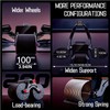Abdominal Muscle Roller With Knee Pad, Automatic Rebound Abdominal Wheel,