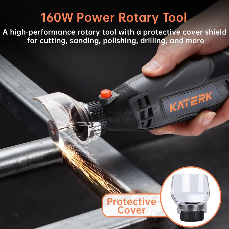 Rotary Tool Kit, 35000RPM High Performance Corded Power Rotary Tools