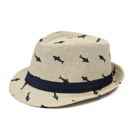Kids Boys Girls Straw Fedoras Hat Summer Beach Straw-Trilby Sunhat Panama Hat Cowboy Jazz Cap UV Protection Bucket Hat Yellow
