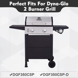 Criditpid Grill Parts for Dyna-Glo DGF350CSP, DGF350CSP-D Grill Models. Grill Heat Plate Shields, Burner Tubes Replacement for Dynaglo DGF350CSP.