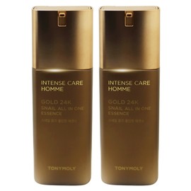 Tony Moly Intense Care Gold 24K Snail Homme All-in-One 2pcs / 토니모리 인텐스케어 골드24K 스네일 옴므 올인원 2개