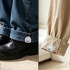 20 Pcs Hem Clips for Pants, Adjustable Clear No-Slip Pant