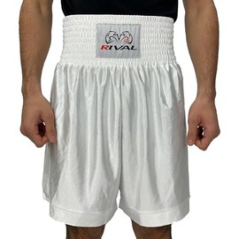 RIVAL Boxing Dazzle Pro Trunks for Professional & Amateur Boxers, Accommodates No-Foul, Lightweight & Breathable Shorts with Extra-Wide Stretch Waistband