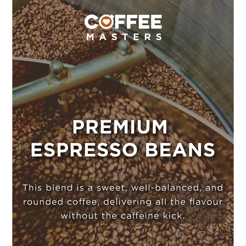 Coffee Masters Swiss Water Decaf Coffee Beans 200g - 100%