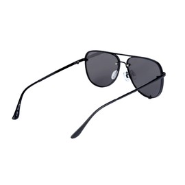 EVEE Rimless Aviator Sunglasses For Women with Metal Frame - (Change), Black, regular