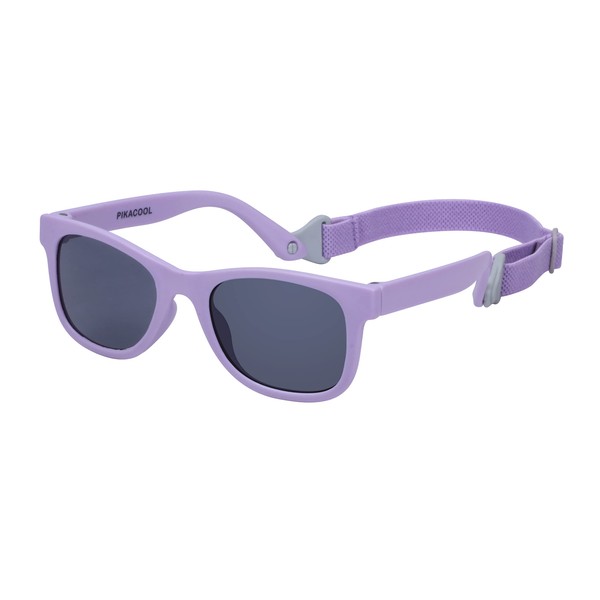 PIKACOOL Baby Girls Boys Sunglasses 0-24 Months, purple