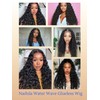 Nadula Bye Bye Knots Glueless Water Wave Wig Human Hair