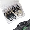 8 PCS Small Carabiner Clip, Anti Theft Zipper Clips Double