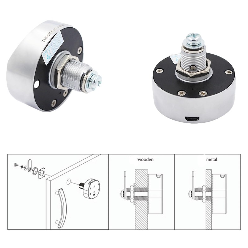 2Pack Digital Cabinet Lock Electronic Coded Lock Mechanical Keyless Drawer