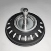 ZARSIO 2 PCS Black Kitchen Sink Strainer Stainless Steel Kitchen