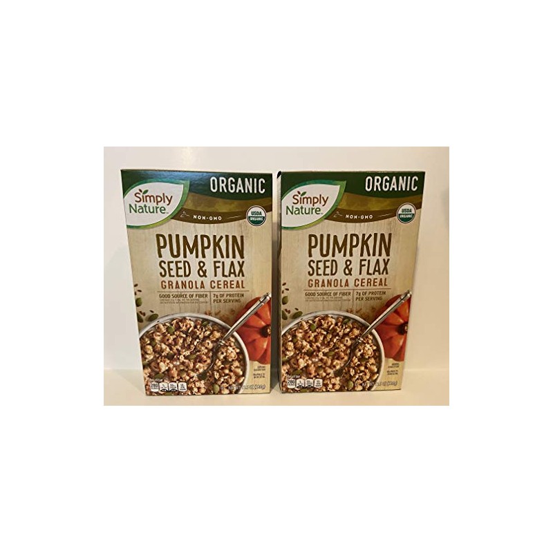 (2) 11.5 oz boxes Simply Nature Organic non-GMO Pumpkin Seed