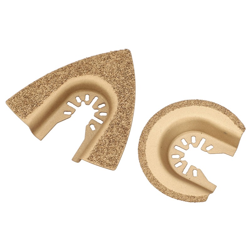 10Pcs Oscillating Saw Blade Triangle Semicircular High Carbon Steel Multitool