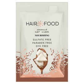 Hair Food Moisturizing Hair Mask for Curly Hair, Coconut, Paraben & Dye Free 1.7 fl oz, 10 Count