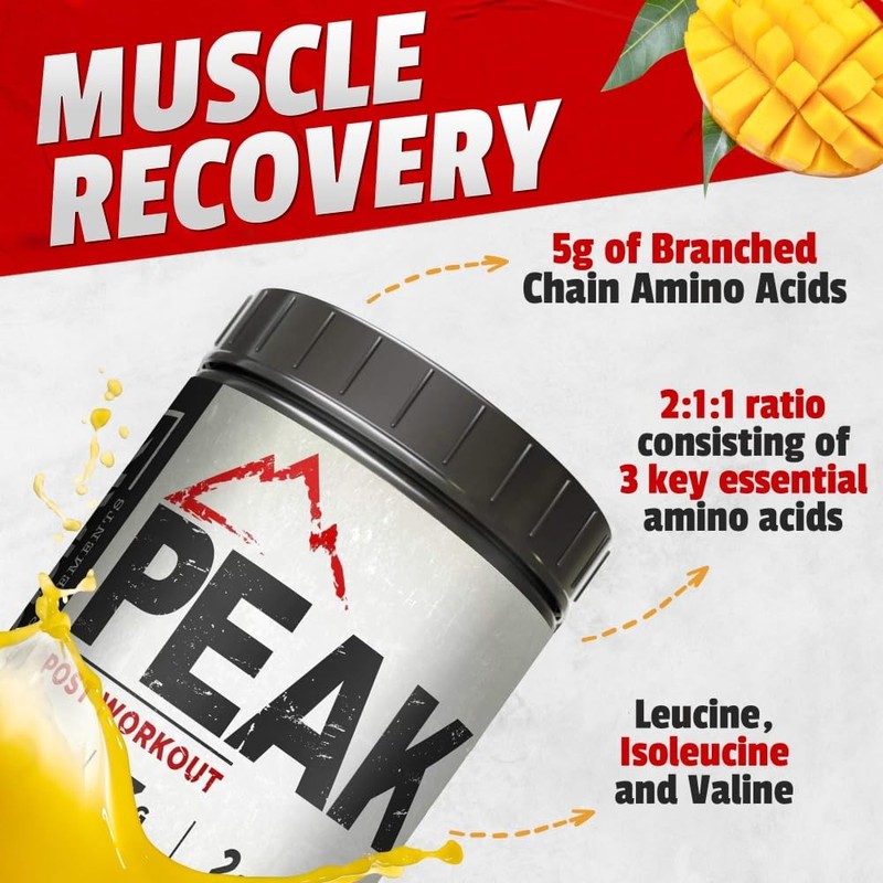 Kodiak Supplements Peak Post Workout - BCAA 2:1:1 Creatine -
