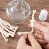 HINZIC 15 PCS 1/4" Round Oil Lamp Wicks with 10